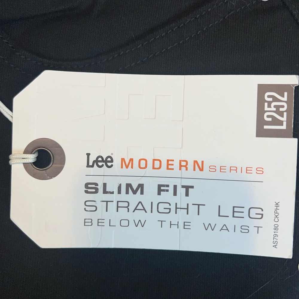 NWT Lee Modern Series Slim Fit Straight Leg Pants - Picture 2 of 2